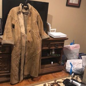 Luxury Shearling Full Body Length Coat